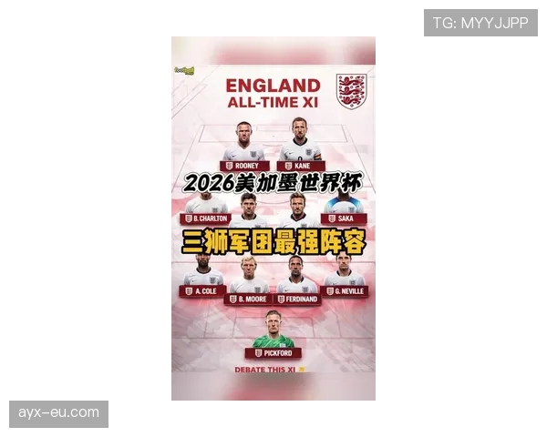 2026世界杯英格兰队阵容预测：凯恩领衔三狮军团能否冲击冠军